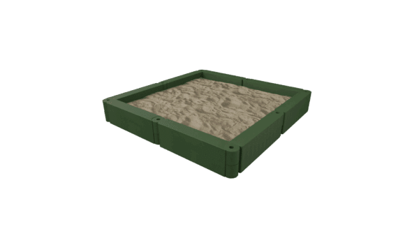 KB3175-8 Flexibele zandbakrand - Zandbak - Rubber Groen