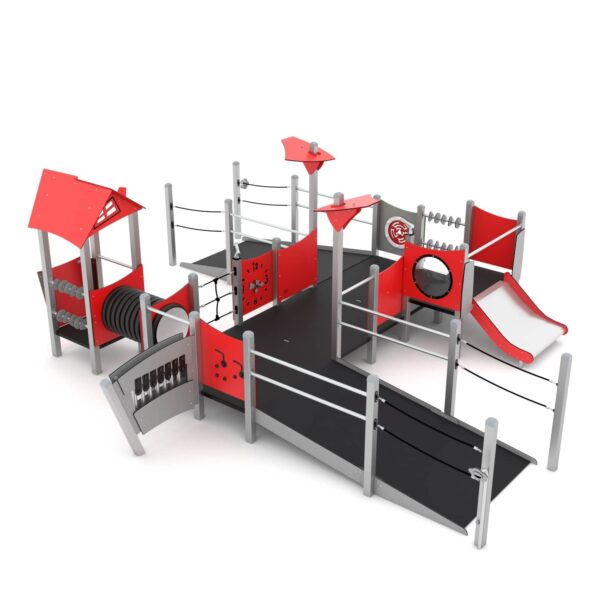 Inclusief speeldorp met speelhuis en diverse manupalitieve elementen (ST1725) - Afbeelding 6