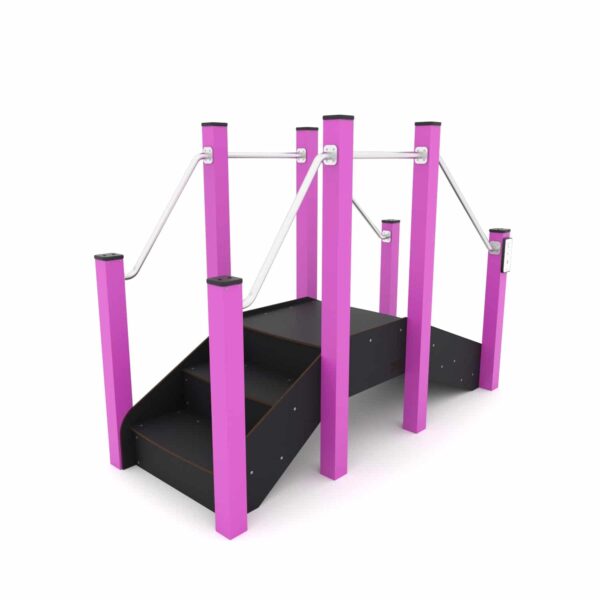 Balanceerbrug met dubbele trap (AC2701) - Afbeelding 3