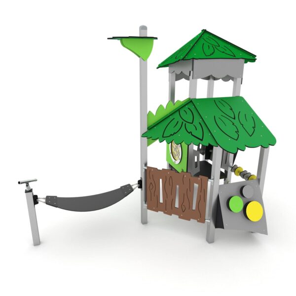 Jungle toren met speelhuis en hangmat (JL3201) - Afbeelding 6