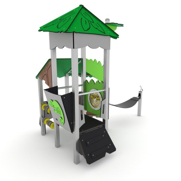Jungle toren met speelhuis en hangmat (JL3201) - Afbeelding 7