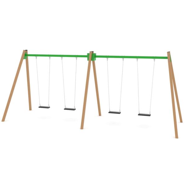 ST0544 | Viervoudige schommel met 4 standaard zitting XL