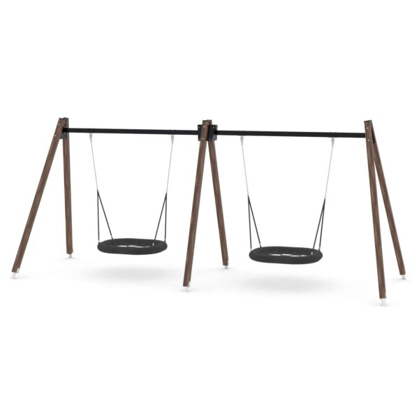 WD0597 | Schommelcombi met 2 Vogelnestschommels XL