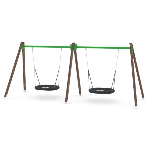 WD0597 | Schommelcombi met 2 Vogelnestschommels XL - Afbeelding 9