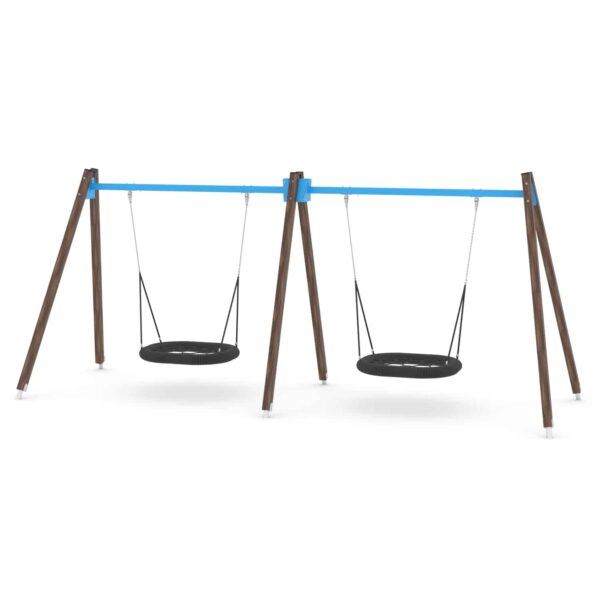 WD0597 | Schommelcombi met 2 Vogelnestschommels XL - Afbeelding 7