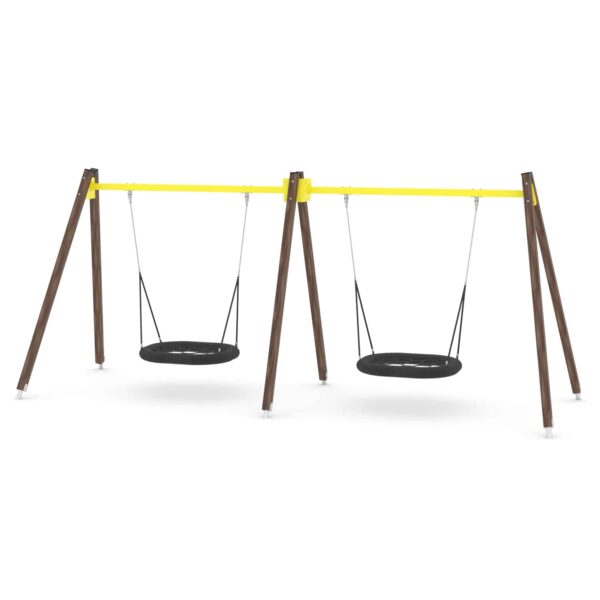 WD0597 | Schommelcombi met 2 Vogelnestschommels XL - Afbeelding 6