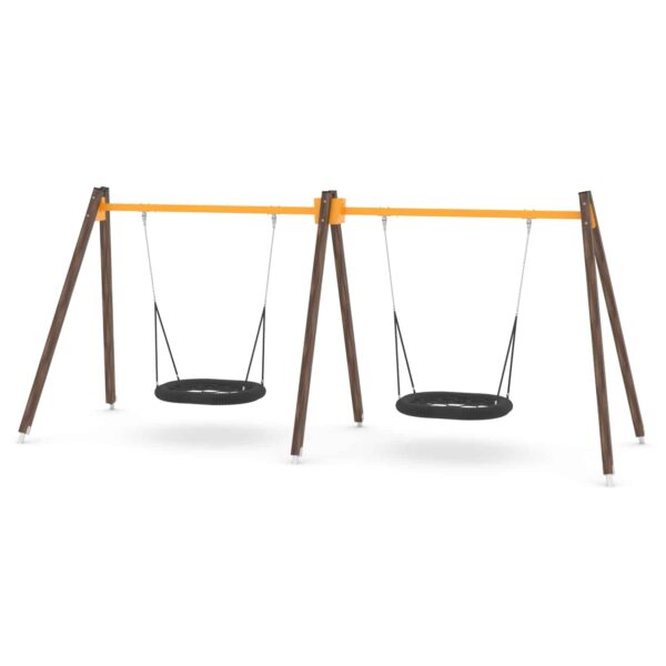 WD0597 | Schommelcombi met 2 Vogelnestschommels XL - Afbeelding 5