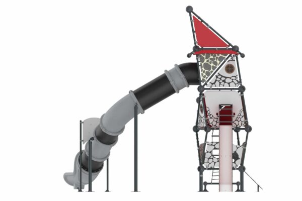 Glijtoren XL met buisglijbaan  (WH1007) - Afbeelding 4