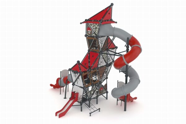Glijtoren XK met buisglijbaan  (WH1009) - Afbeelding 3