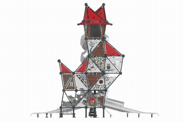 Glijtoren XXL met dubbele buisglijbaan  (WH1010) - Afbeelding 2