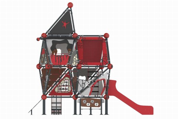Heksendorp XL met glijbaan  (WH2001) - Afbeelding 4