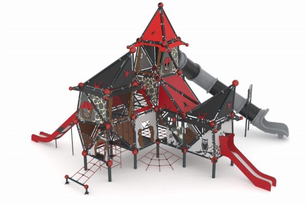Heksendorp XXL met buisglijbaan  (WH2004) - Afbeelding 3