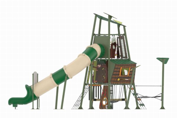 Glijtoren met buisglijbaan  (AB0103) - Afbeelding 4